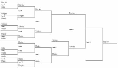 Tournament Brackets, Tournament Software, Tournament Bracket, Double  Elimination Bracket, Tournament Scheduler, Double Elimination Tournament,  Tournament Scheduling